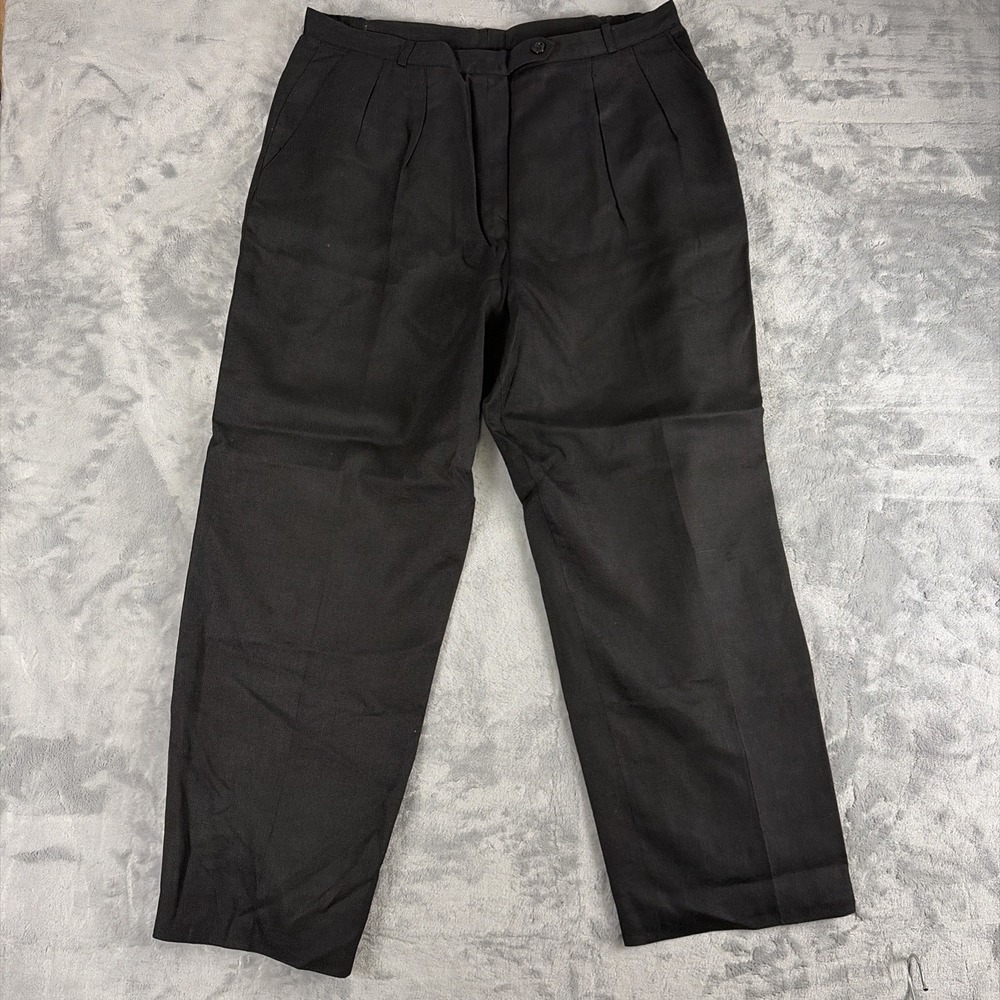 Vintage Bill Blass Black High Rise Pants Women's Sz 16 Vintage Trousers